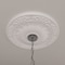 Ekena Millwork Lunel Ceiling Medallion (Fits Canopies up to 3 3/4"), 20 1/4"OD x 1 1/2"P, Primed White CM20LU - alternate 10